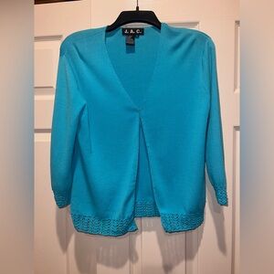 Women's Turquoise Cardigan